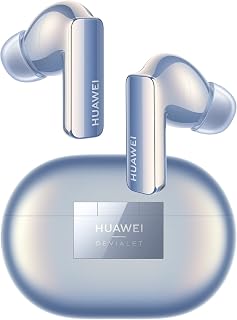 HUAWEI FreeBuds Pro 2, Auriculares inalámbricos Bluetooth, Devialet, Doble Altavoz, Voz cristalina, ANC Inteligente, Triple EQ Adaptivo, Doble conexión, Hi-Res Audio, Azul Plateado, 38 Meses garantía